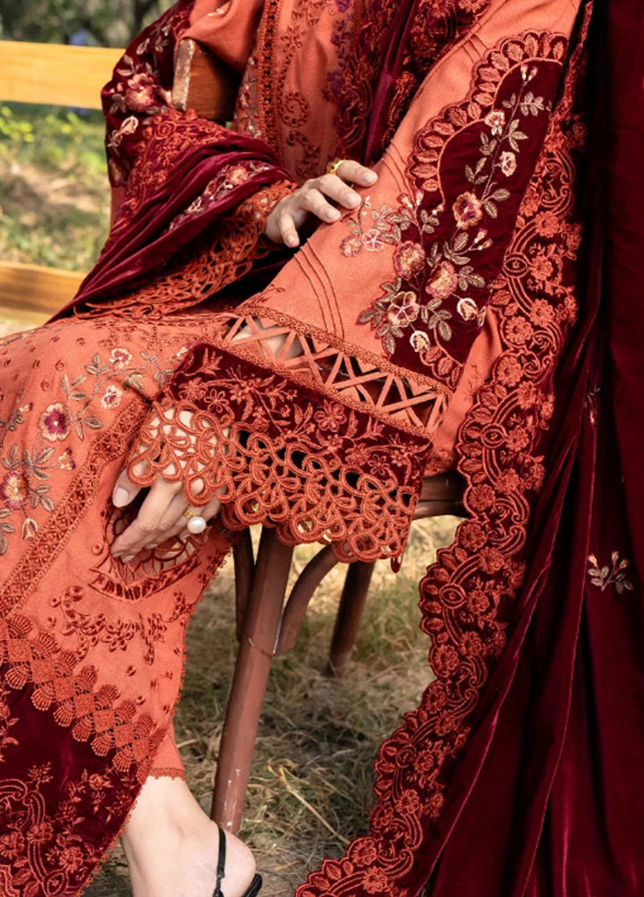 Saira Rizwan Embroidered Karandi Suits Unstitched 3 Piece SR24PW SRW24-10 Ciro - Winter Collection