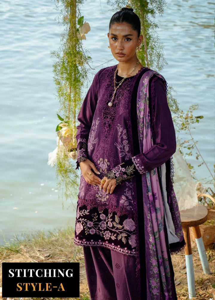 Saira Rizwan Embroidered Khaddar Suits Unstitched 3 Piece SR24PW SRW24-02 Runi - Winter Collection