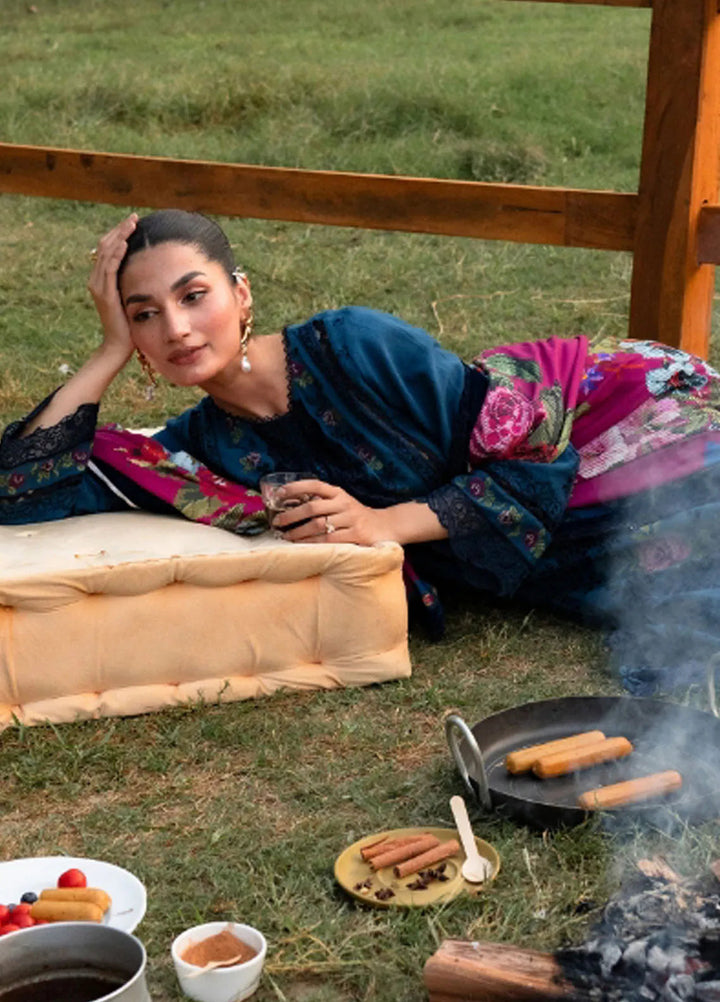 Saira Rizwan Embroidered Khaddar Suits Unstitched 3 Piece SR24PW SRW24-04 Dina - Winter Collection