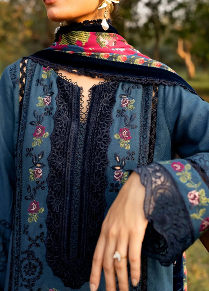 Saira Rizwan Embroidered Khaddar Suits Unstitched 3 Piece SR24PW SRW24-04 Dina - Winter Collection