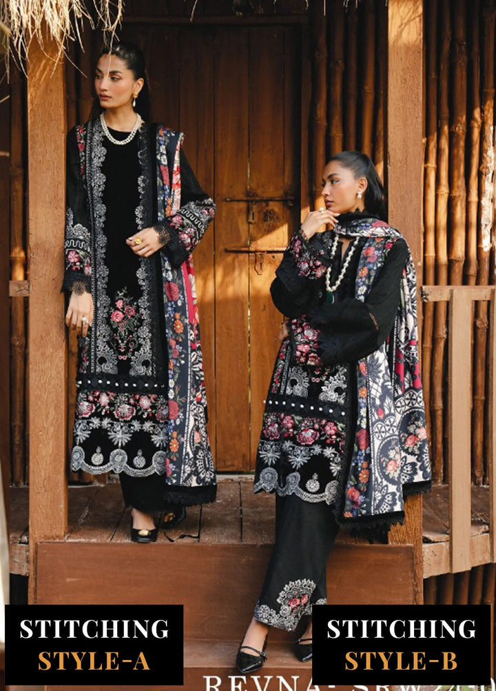 Saira Rizwan Embroidered Khaddar Suits Unstitched 3 Piece SR24PW SRW24-08 Revna - Winter Collection