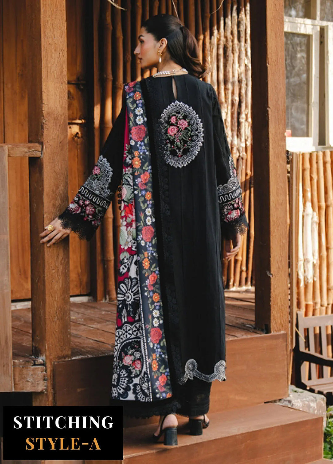 Saira Rizwan Embroidered Khaddar Suits Unstitched 3 Piece SR24PW SRW24-08 Revna - Winter Collection