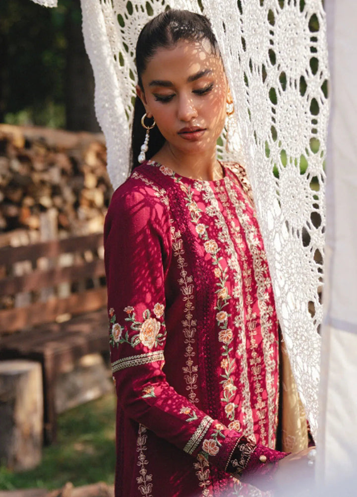 Saira Rizwan Embroidered Khaddar Suits Unstitched 3 Piece SR24PW SRW24-09 Sansa - Winter Collection