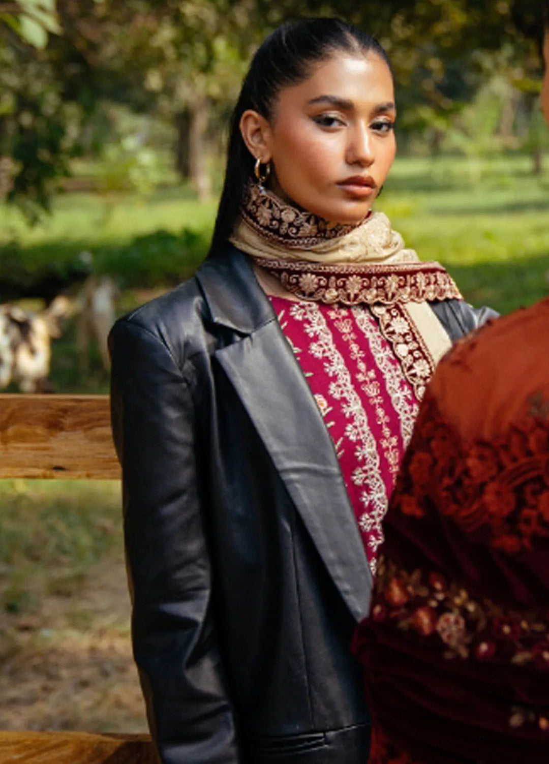 Saira Rizwan Embroidered Khaddar Suits Unstitched 3 Piece SR24PW SRW24-09 Sansa - Winter Collection