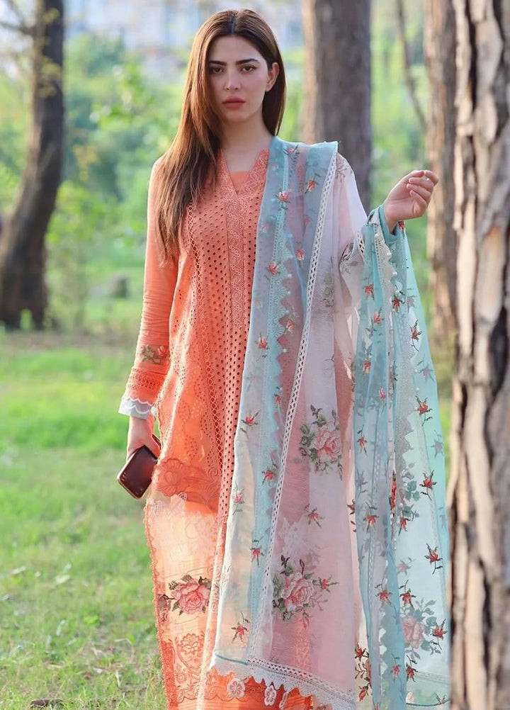 Saira Rizwan Embroidered Lawn Suits Unstitched 3 Piece SR24LL Mabe - Luxury Collection