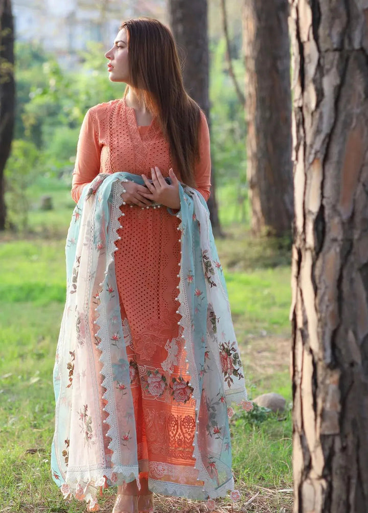 Saira Rizwan Embroidered Lawn Suits Unstitched 3 Piece SR24LL Mabe - Luxury Collection