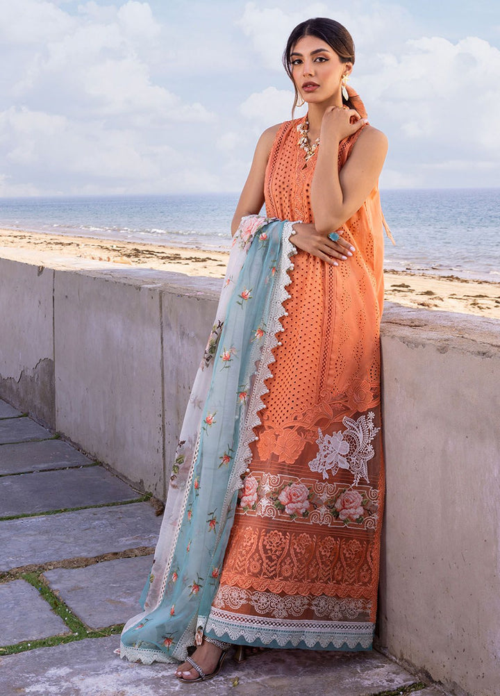 Saira Rizwan Embroidered Lawn Suits Unstitched 3 Piece SR24LL Mabe - Luxury Collection