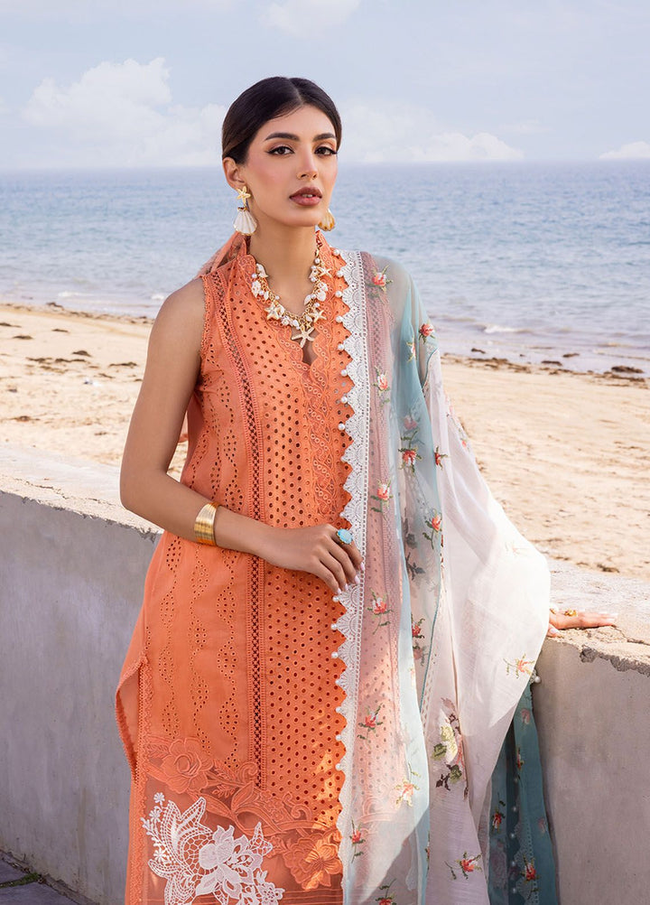 Saira Rizwan Embroidered Lawn Suits Unstitched 3 Piece SR24LL Mabe - Luxury Collection