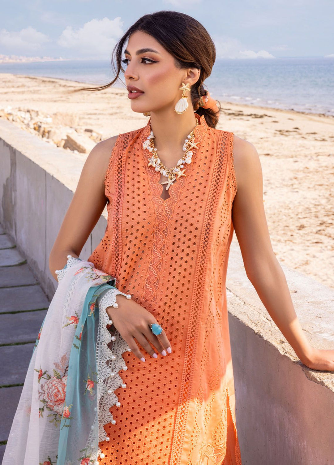 Saira Rizwan Embroidered Lawn Suits Unstitched 3 Piece SR24LL Mabe - Luxury Collection