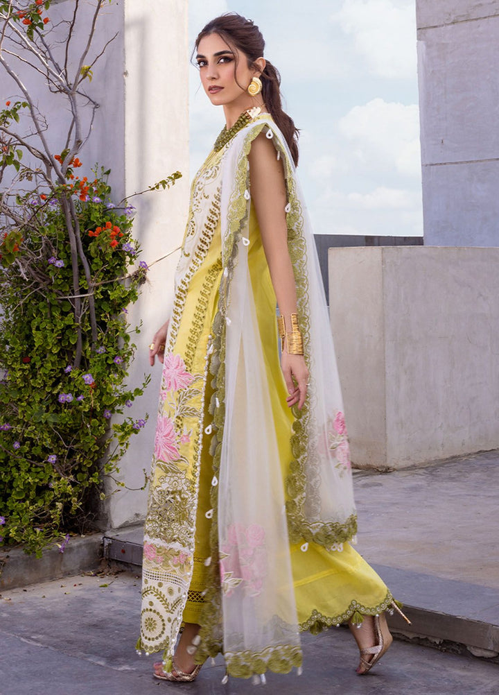 Saira Rizwan Embroidered Lawn Suits Unstitched 3 Piece SR24LL Tiffany - Luxury Collection