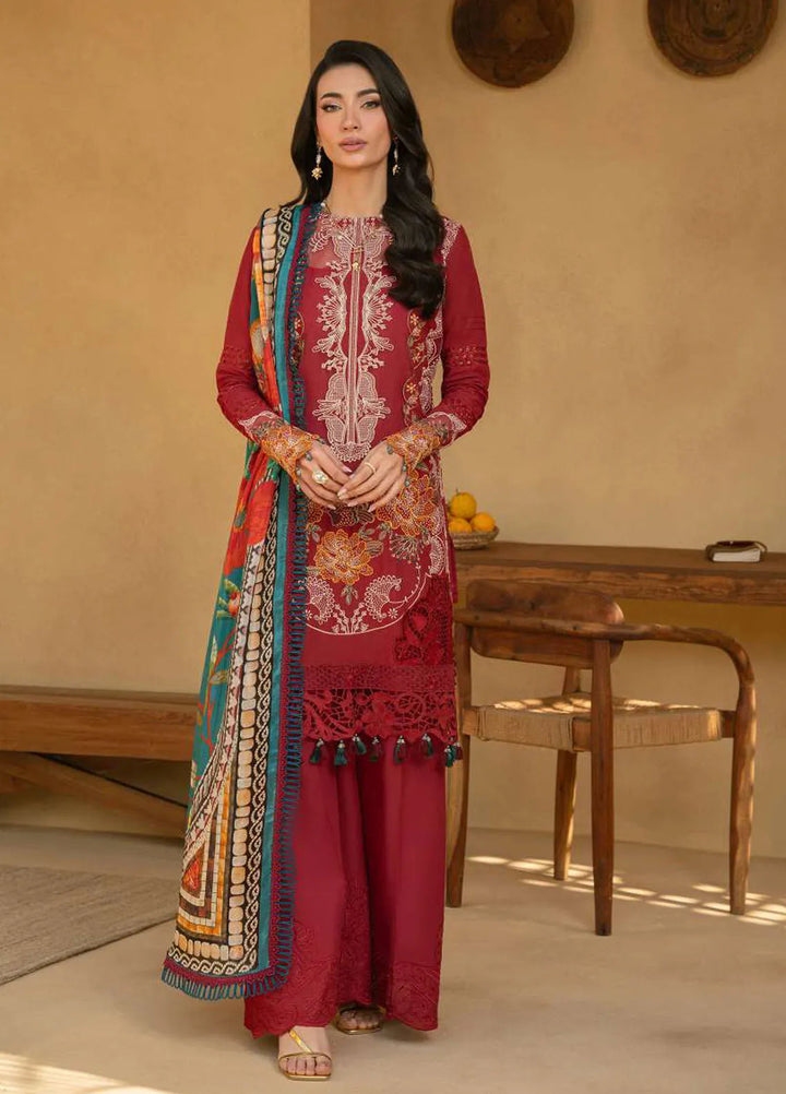 Saira Rizwan Embroidered Lawn Suits Unstitched 3 Piece SR25L SRL25-02 Manon - Summer Collection