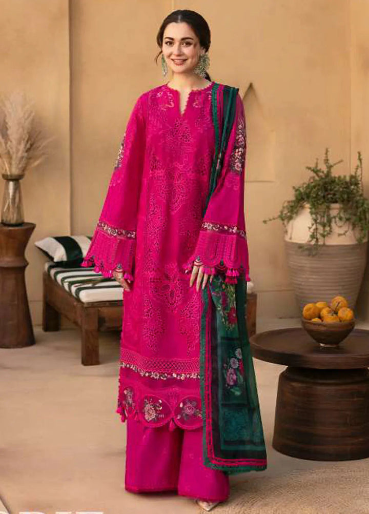 Saira Rizwan Embroidered Lawn Suits Unstitched 3 Piece SR25L SRL25-04 Elodie - Summer Collection