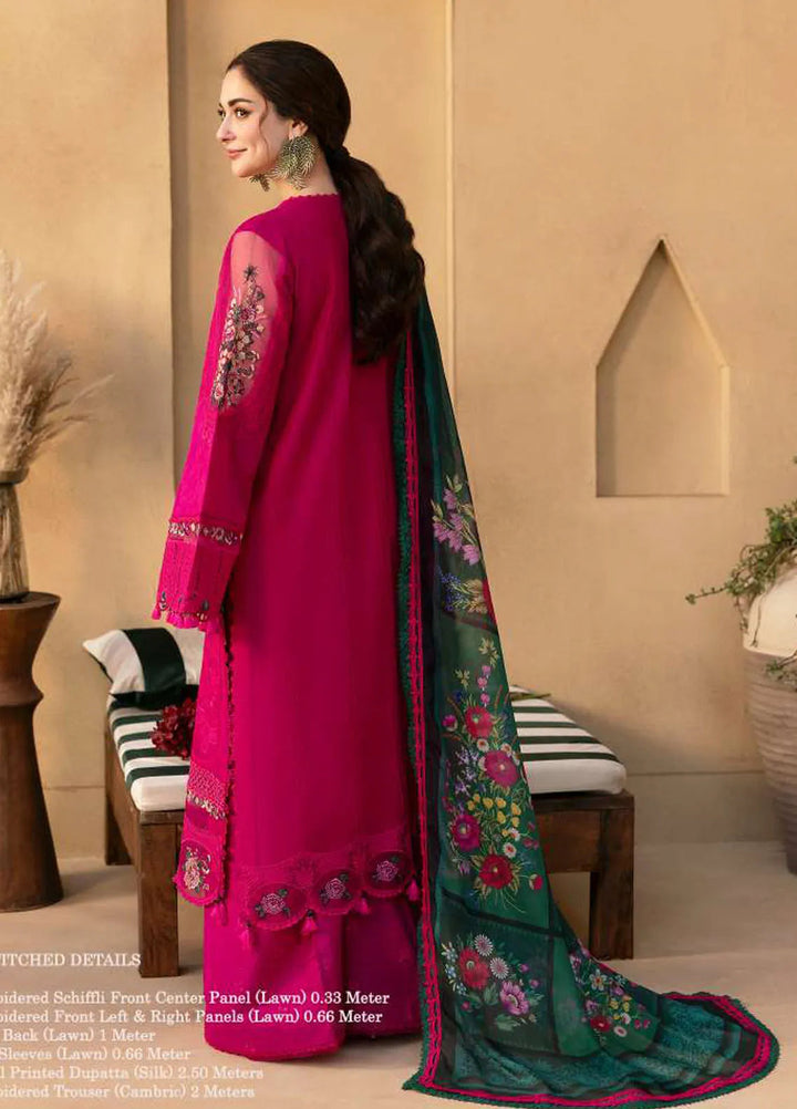 Saira Rizwan Embroidered Lawn Suits Unstitched 3 Piece SR25L SRL25-04 Elodie - Summer Collection