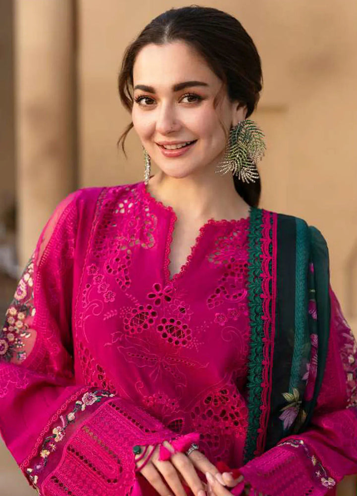 Saira Rizwan Embroidered Lawn Suits Unstitched 3 Piece SR25L SRL25-04 Elodie - Summer Collection