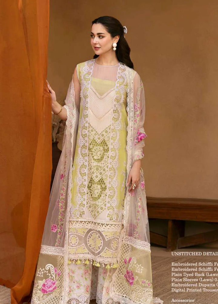 Saira Rizwan Embroidered Lawn Suits Unstitched 3 Piece SR25L SRL25-05 Vera - Summer Collection