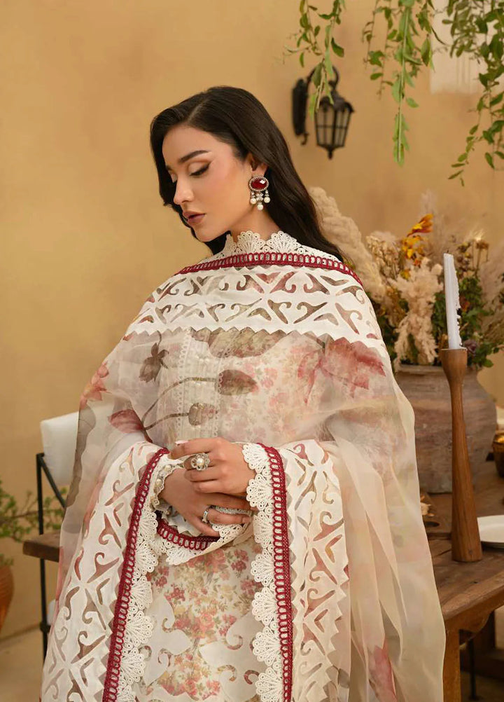 Saira Rizwan Embroidered Lawn Suits Unstitched 3 Piece SR25L SRL25-06 Maya - Summer Collection