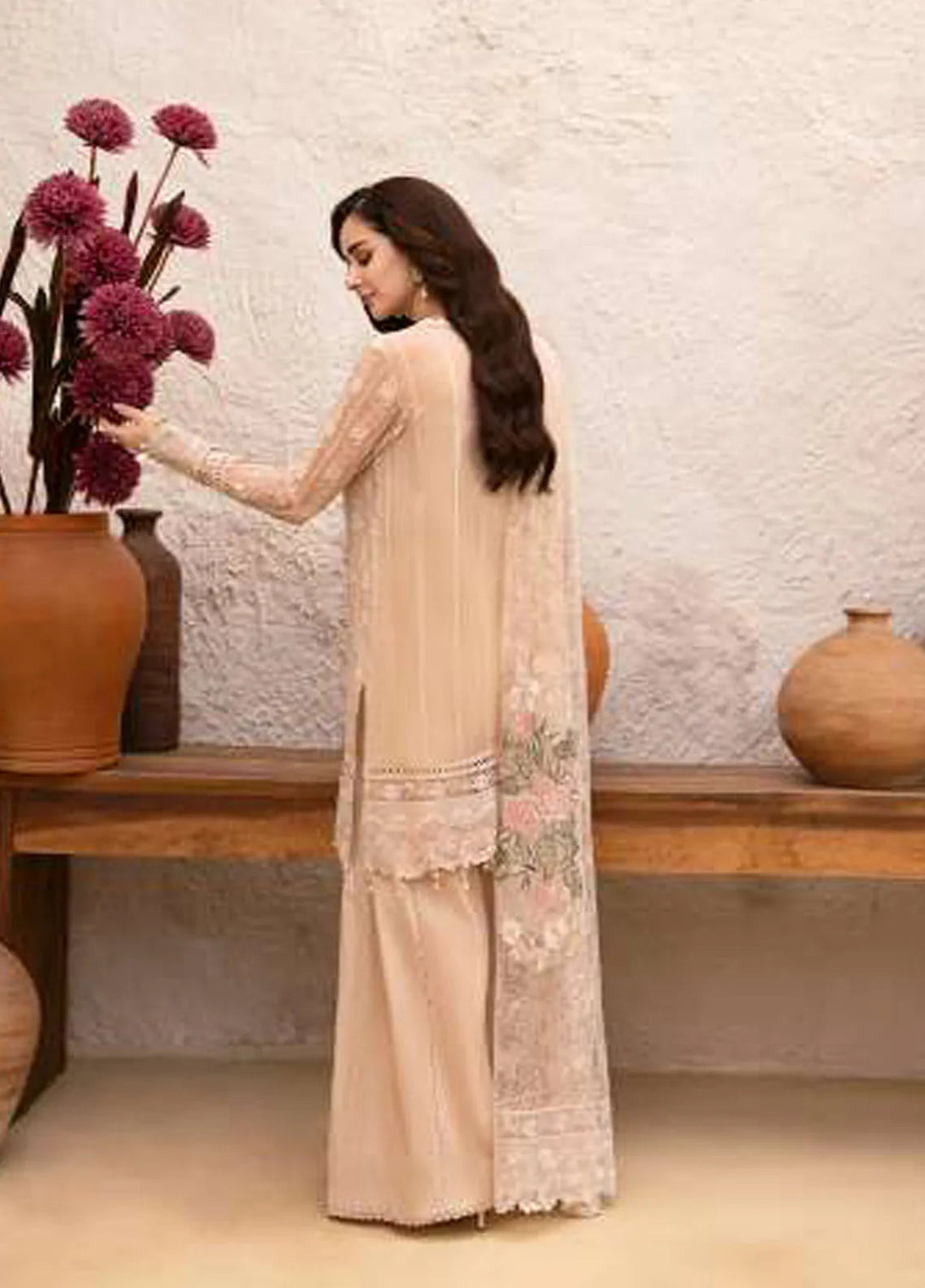 Saira Rizwan Embroidered Lawn Suits Unstitched 3 Piece SR25L SRL25-08 Madonna - Summer Collection