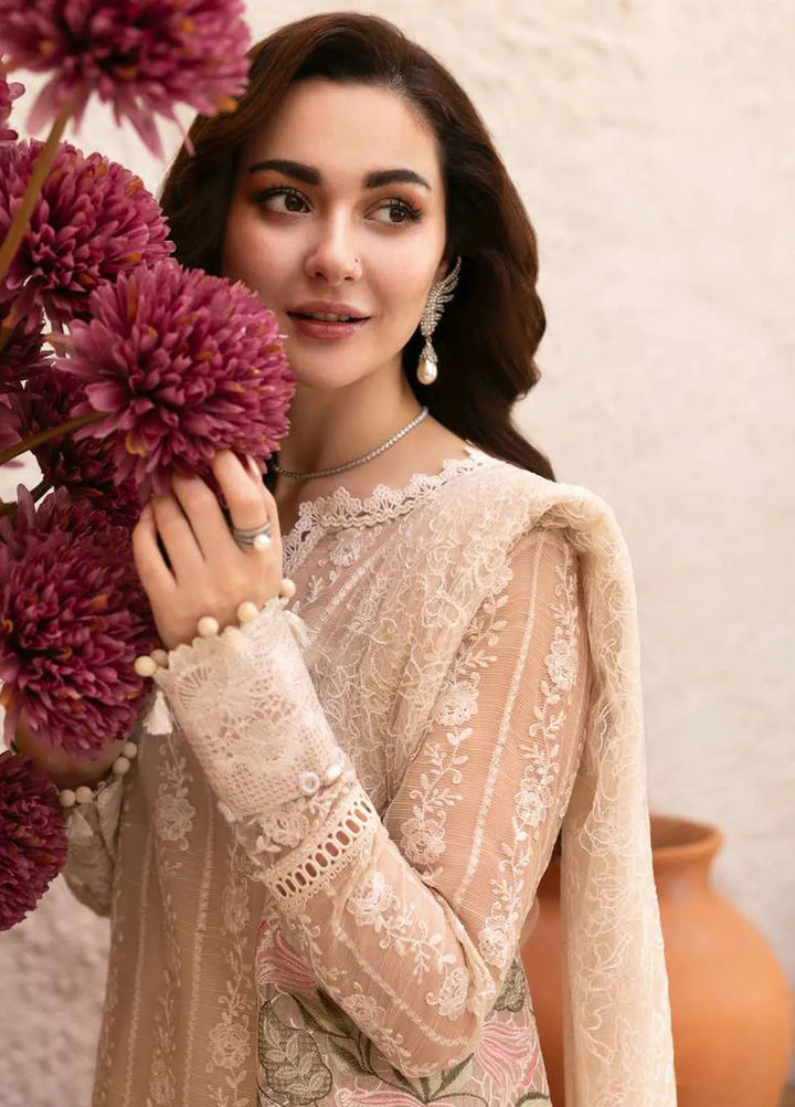 Saira Rizwan Embroidered Lawn Suits Unstitched 3 Piece SR25L SRL25-08 Madonna - Summer Collection