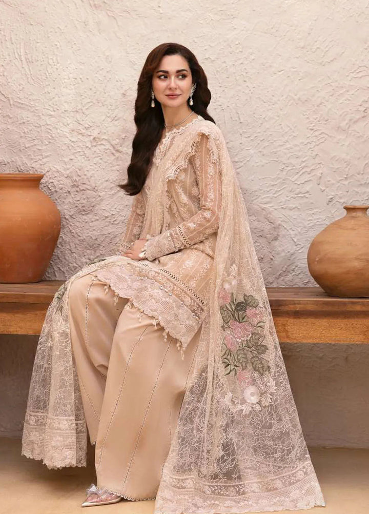 Saira Rizwan Embroidered Lawn Suits Unstitched 3 Piece SR25L SRL25-08 Madonna - Summer Collection