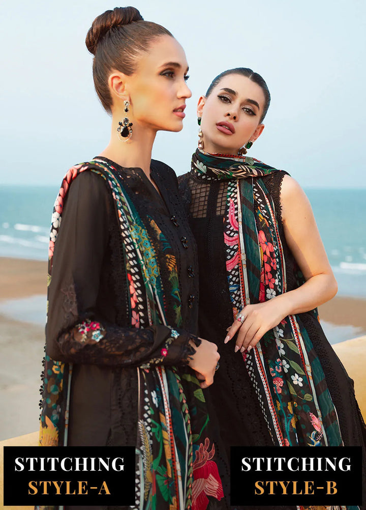 Saira Rizwan Embroidered Lawn Suits Unstitched Lawn SR24L2 D-01 Ayzel - Summer Collection