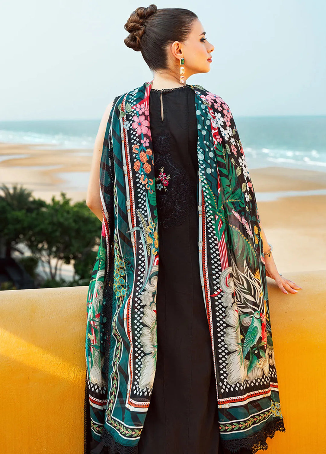 Saira Rizwan Embroidered Lawn Suits Unstitched Lawn SR24L2 D-01 Ayzel - Summer Collection