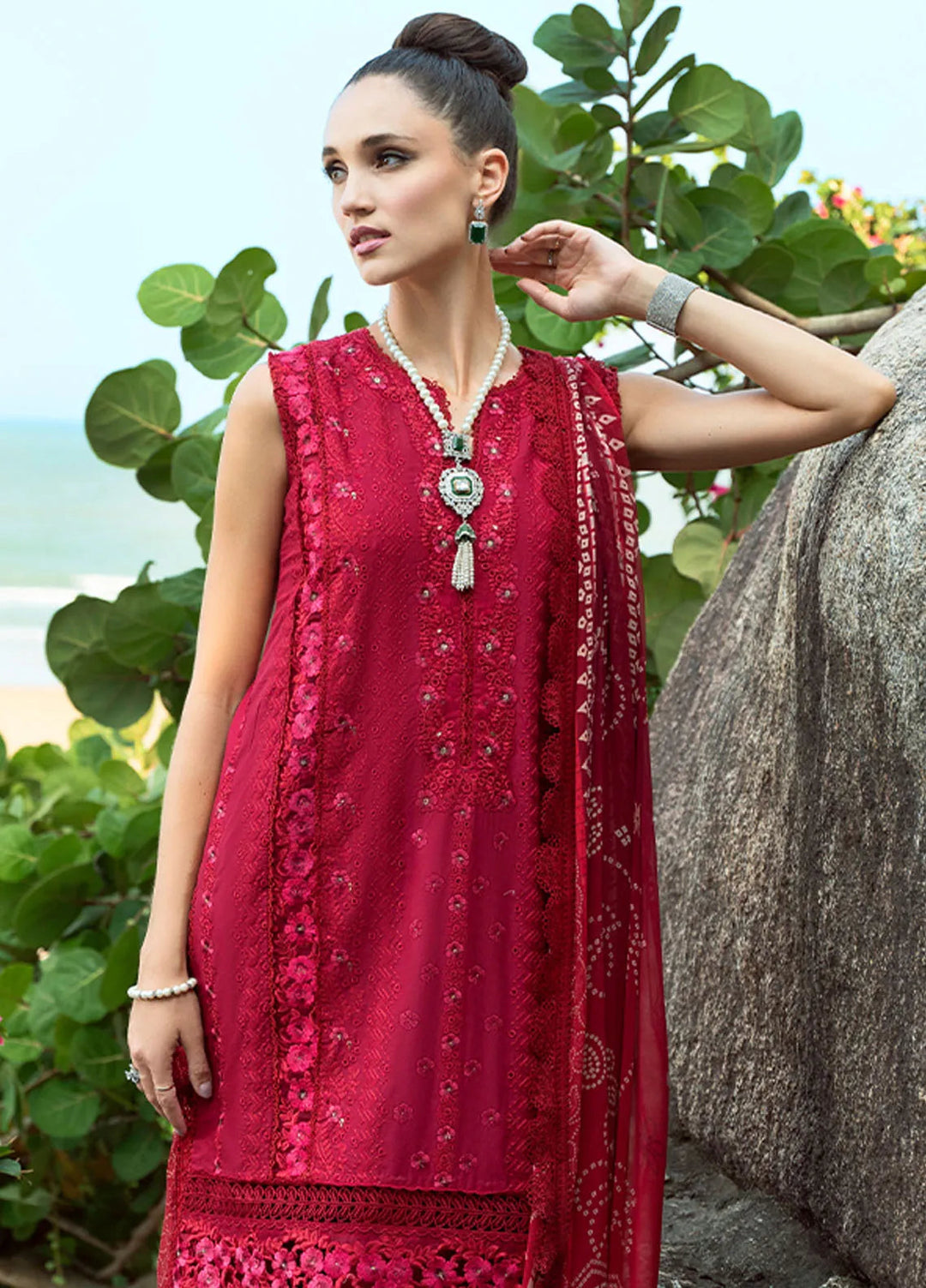 Saira Rizwan Embroidered Lawn Suits Unstitched Lawn SR24L2 D-02 Sophia - Summer Collection