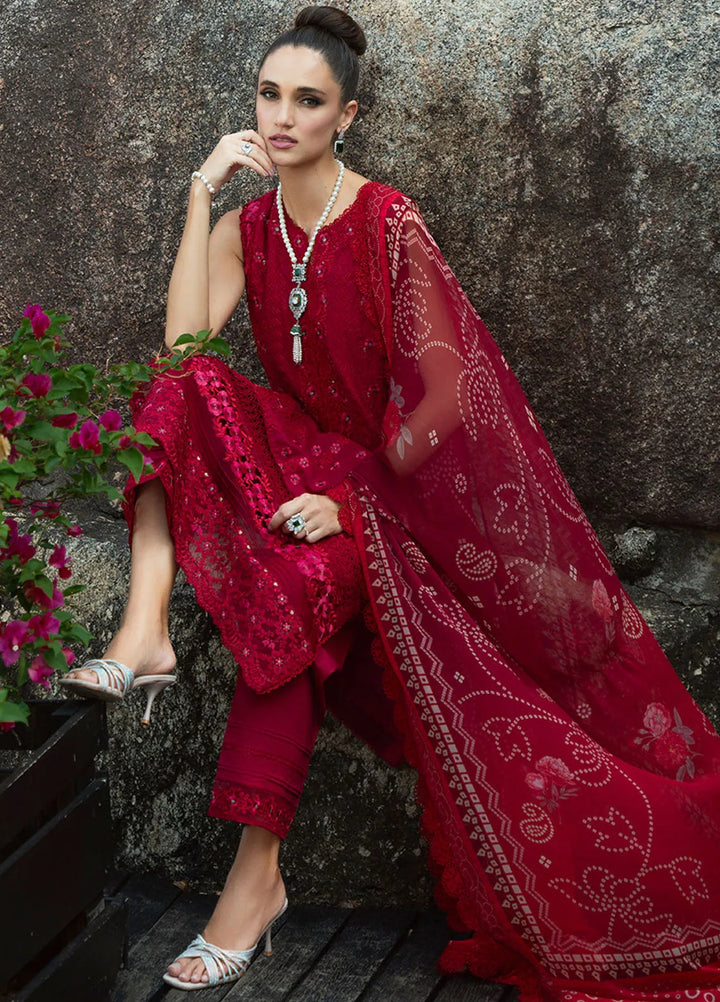 Saira Rizwan Embroidered Lawn Suits Unstitched Lawn SR24L2 D-02 Sophia - Summer Collection