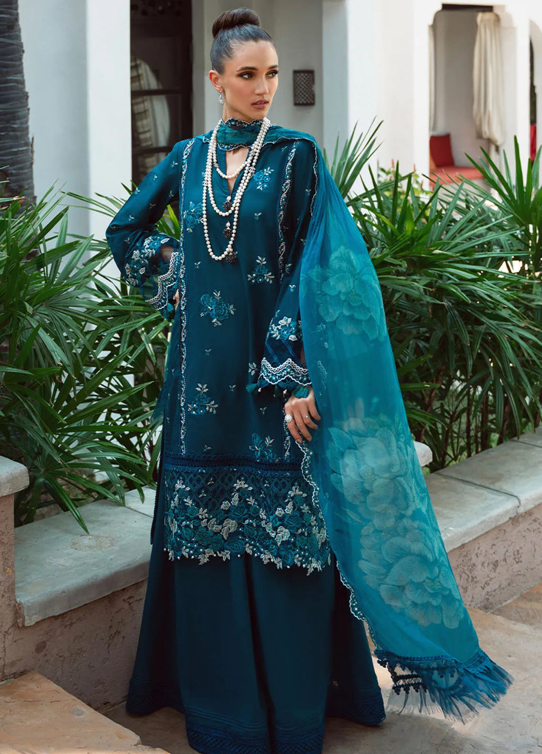 Saira Rizwan Embroidered Lawn Suits Unstitched Lawn SR24L2 D-04 Sibel - Summer Collection