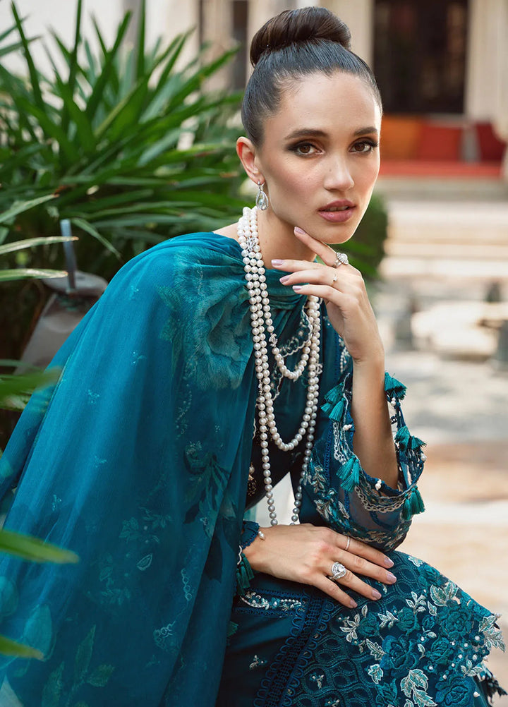 Saira Rizwan Embroidered Lawn Suits Unstitched Lawn SR24L2 D-04 Sibel - Summer Collection