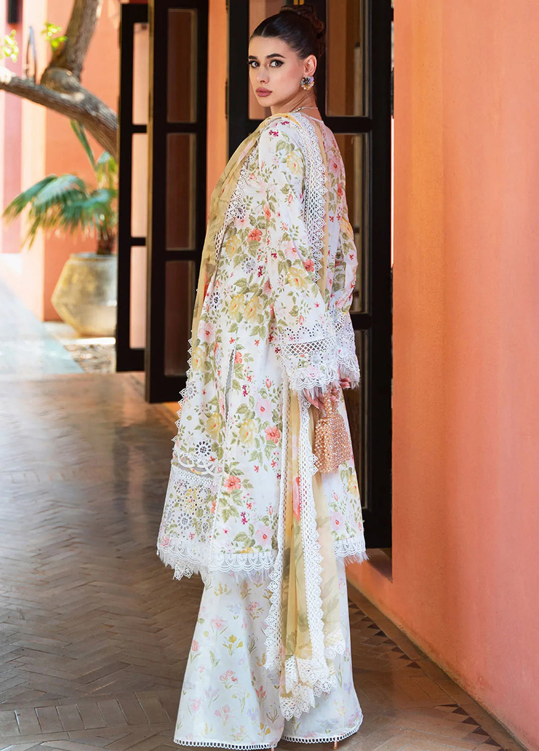 Saira Rizwan Embroidered Lawn Suits Unstitched Lawn SR24L2 D-06 Anaya - Summer Collection