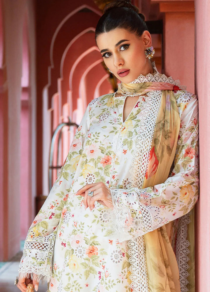 Saira Rizwan Embroidered Lawn Suits Unstitched Lawn SR24L2 D-06 Anaya - Summer Collection