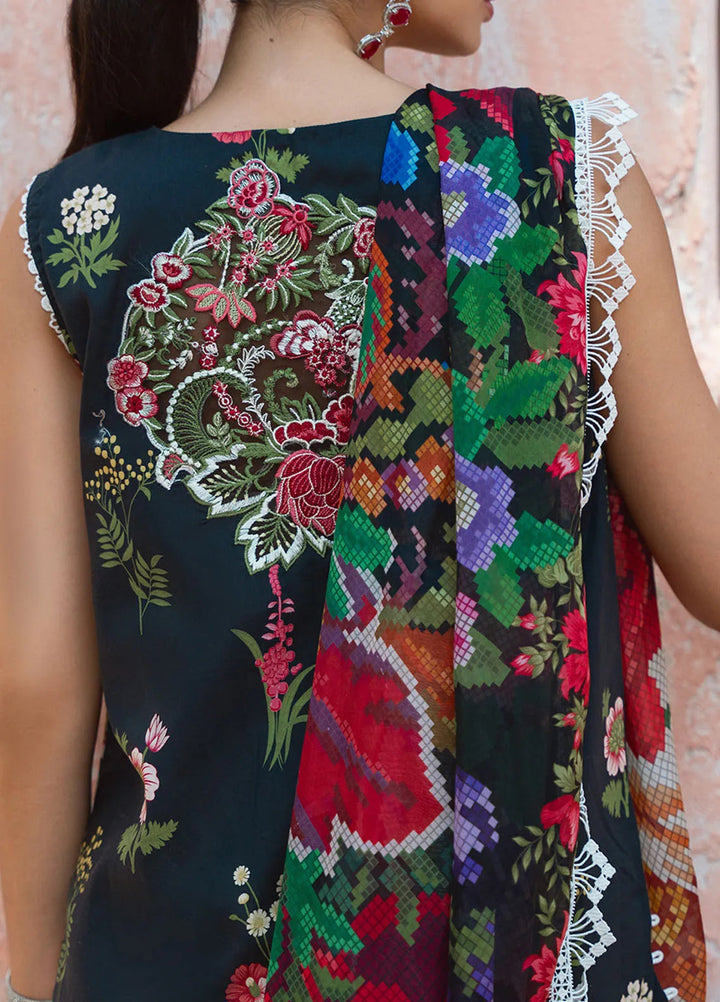 Saira Rizwan Embroidered Lawn Suits Unstitched Lawn SR24L2 D-08 Cecil - Summer Collection