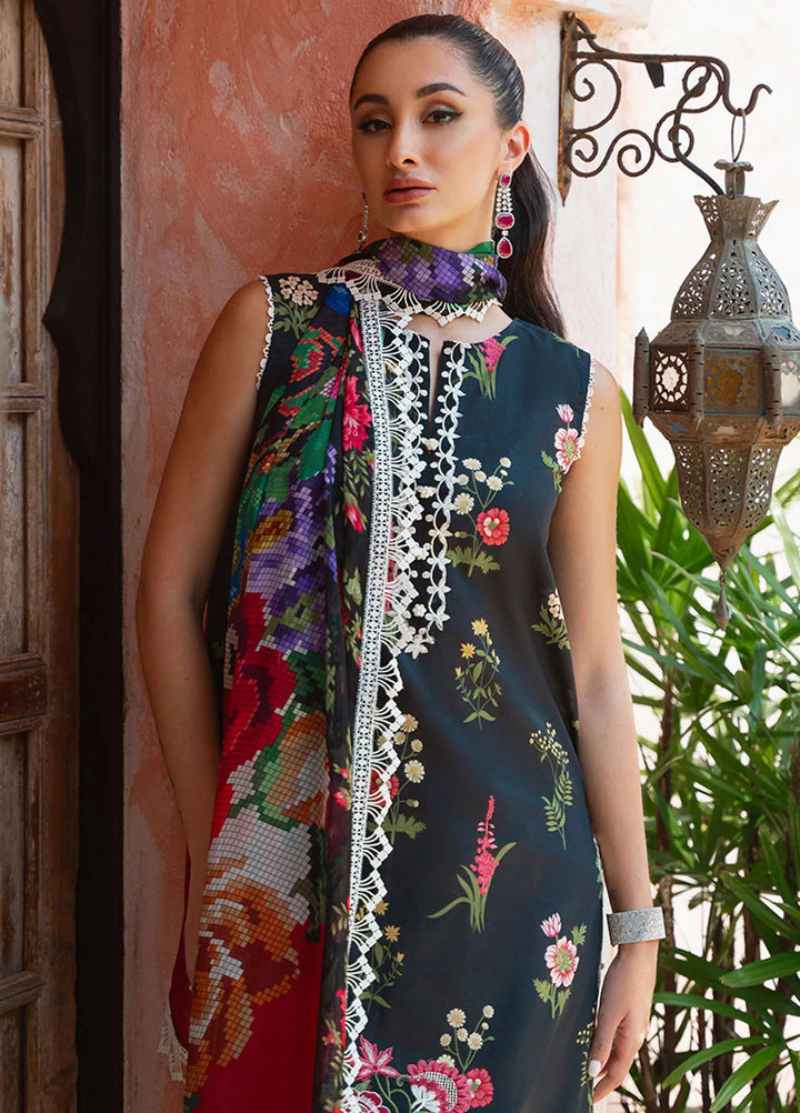 Saira Rizwan Embroidered Lawn Suits Unstitched Lawn SR24L2 D-08 Cecil - Summer Collection
