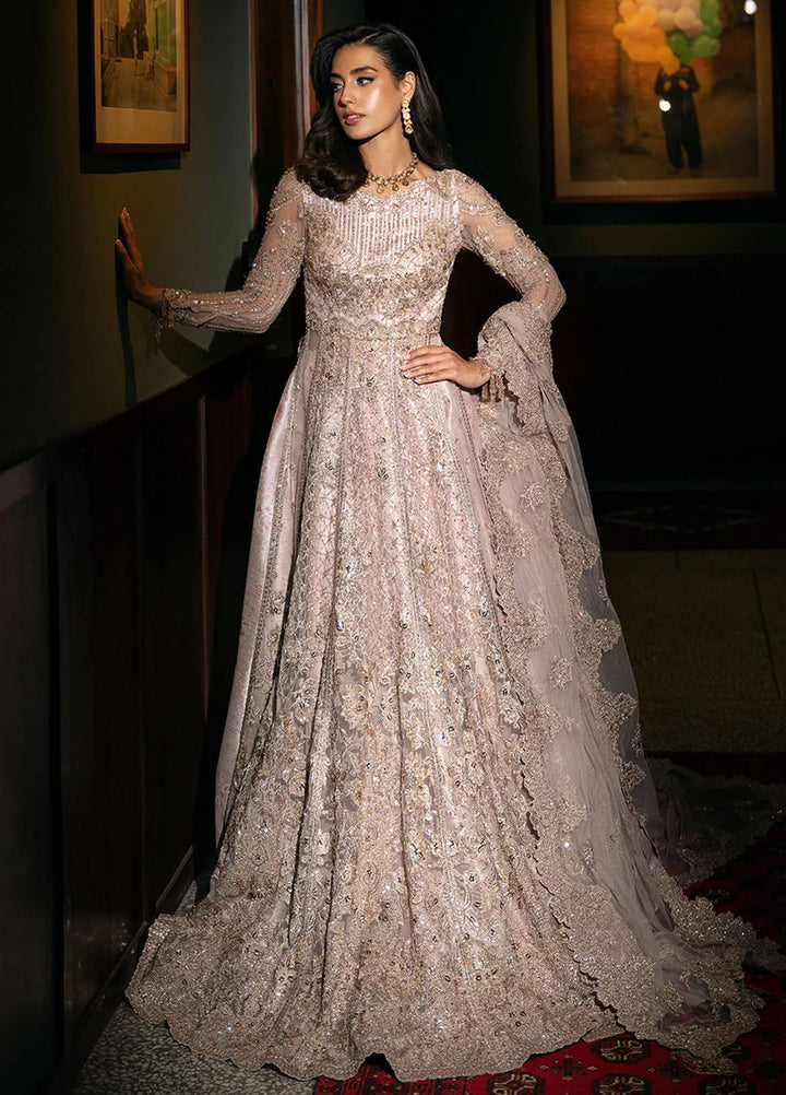 Saira Rizwan Embroidered Net Suits Unstitched 4 Piece SRF-D-03 Rigel - Festive Collection