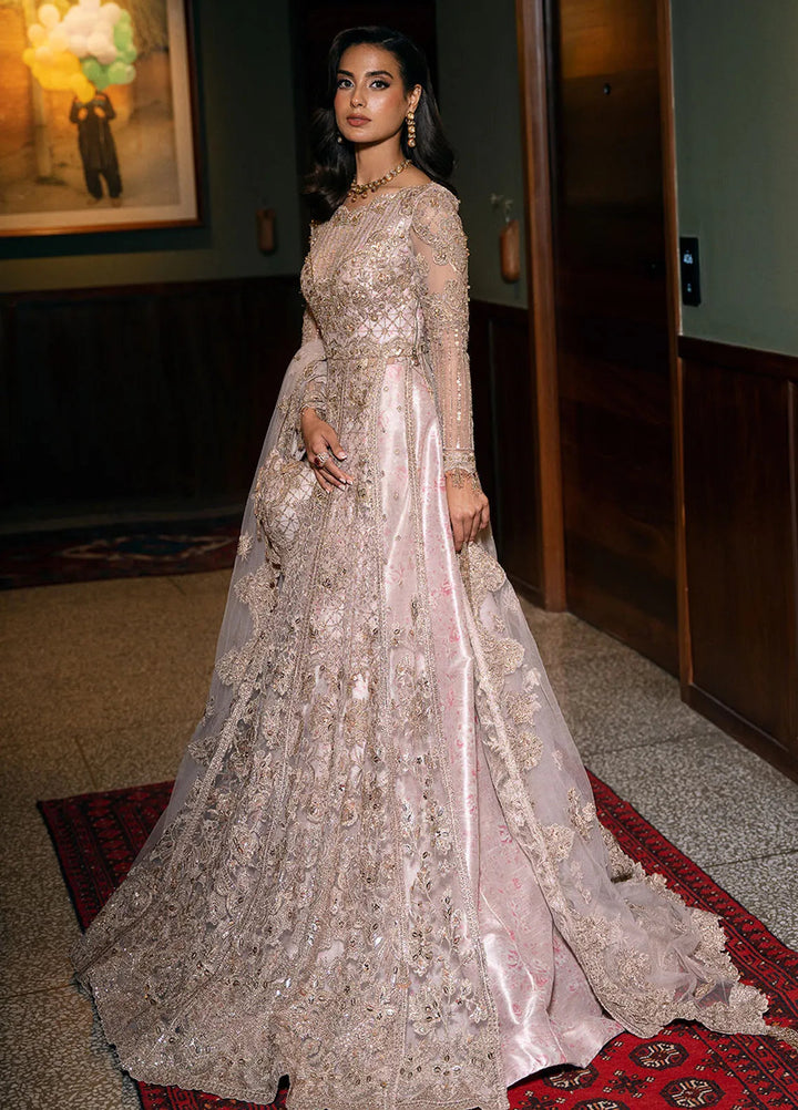 Saira Rizwan Embroidered Net Suits Unstitched 4 Piece SRF-D-03 Rigel - Festive Collection