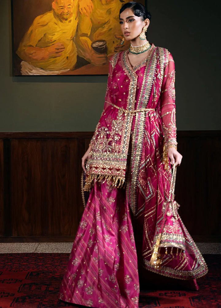 Saira Rizwan Embroidered Organza Suits Unstitched 4 Piece SRF-D-07 Enore - Festive Collection