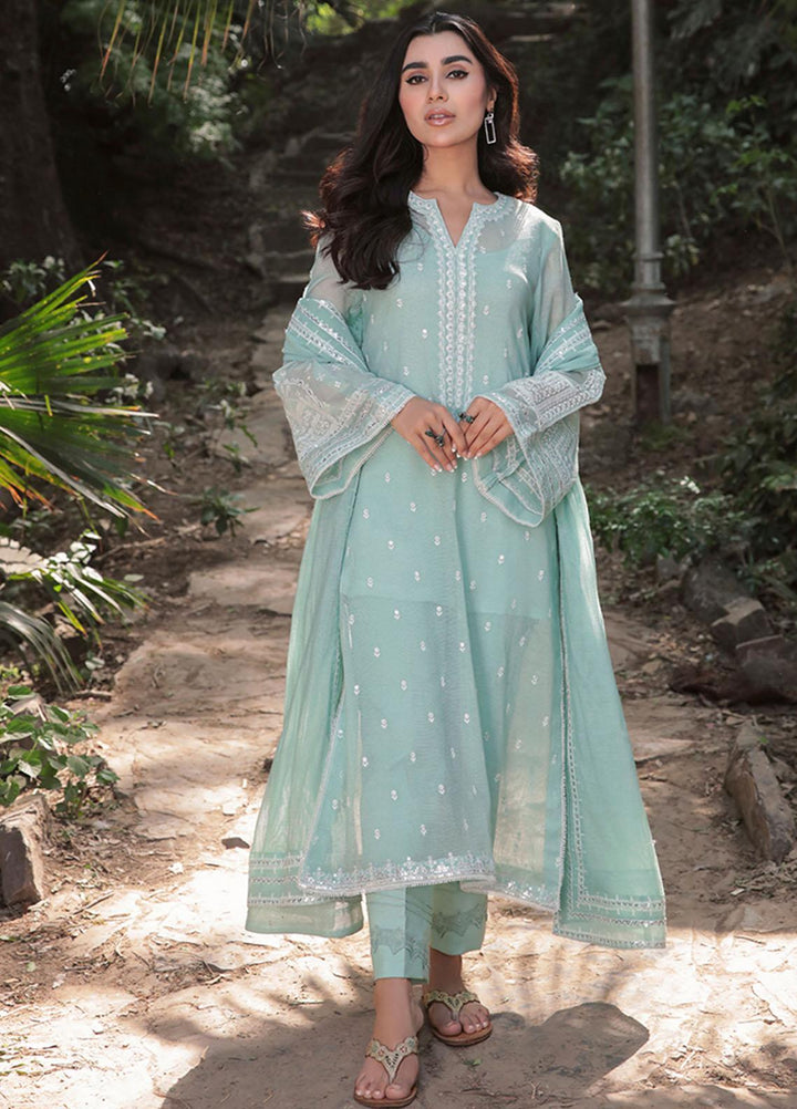 Saira Rizwan Ready to Wear  Cotton Net 4 Piece SR22KGE REHMAT - A