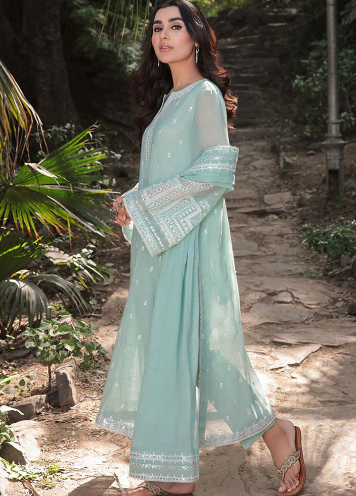 Saira Rizwan Ready to Wear  Cotton Net 4 Piece SR22KGE REHMAT - A