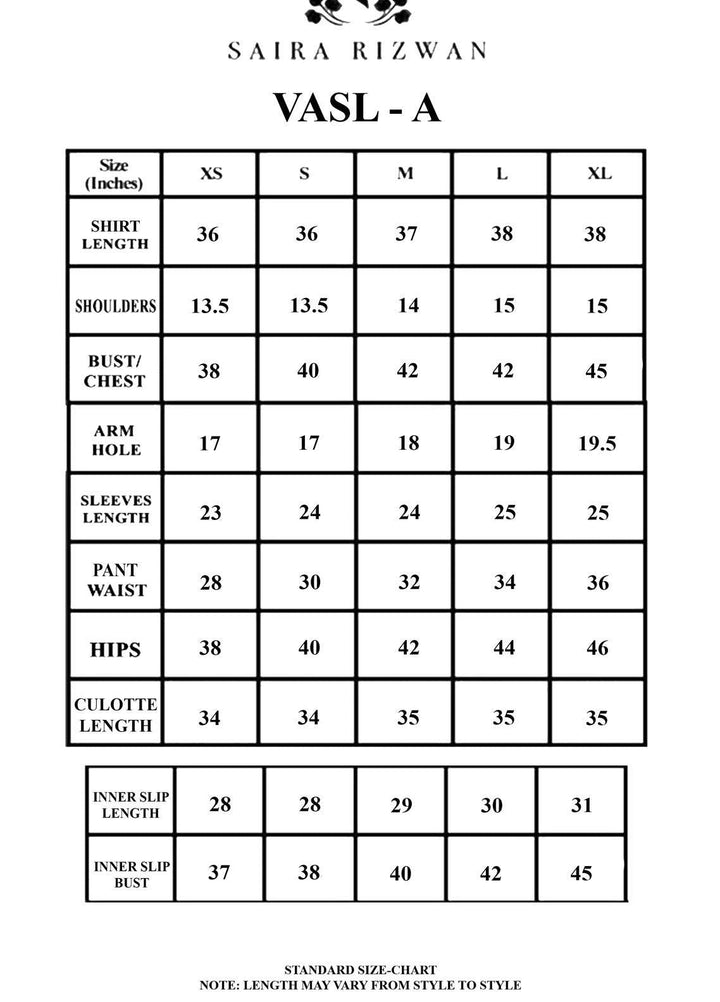 Saira Rizwan Ready to Wear  Cotton Net 4 Piece SR22KGE VASL - A