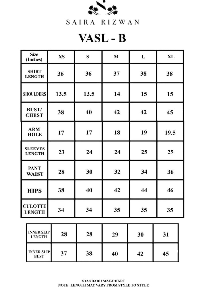 Saira Rizwan Ready to Wear  Cotton Net 4 Piece SR22KGE VASL - B