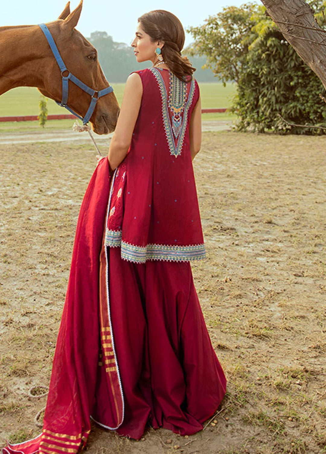 Saira Rizwan Embroidered Lawn Suits Unstitched 3 Piece SR21L 01 Mah-e-Meer - Summer Collection