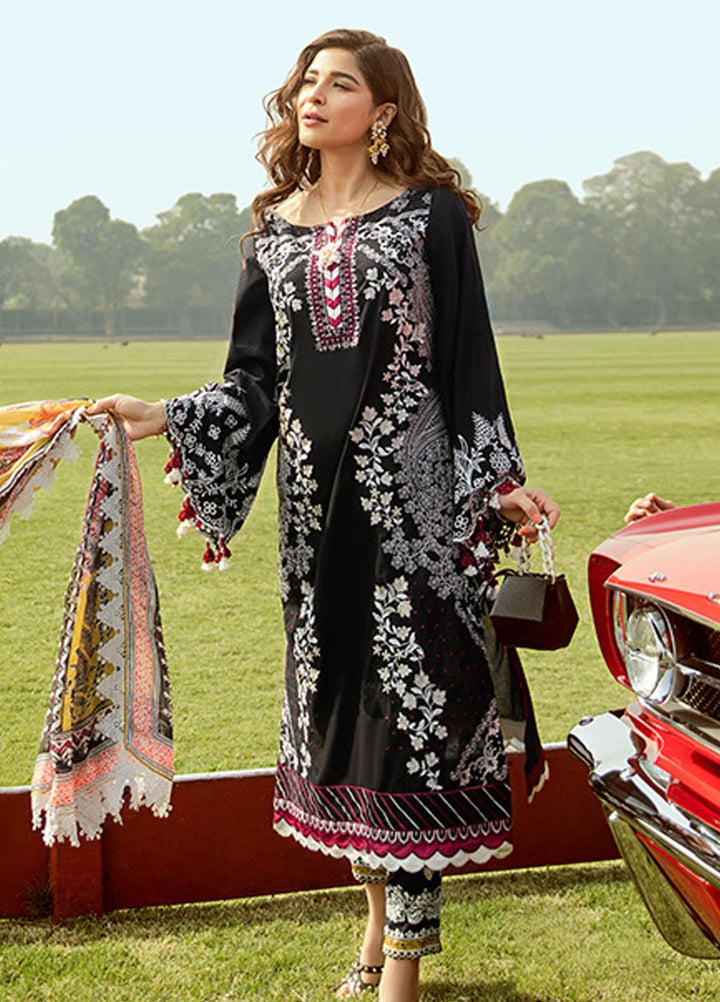 Saira Rizwan Embroidered Lawn Suits Unstitched 3 Piece SR21L 02 Zahra - Summer Collection