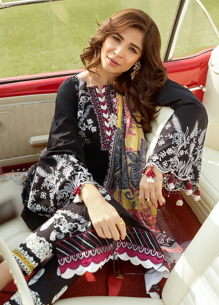Saira Rizwan Embroidered Lawn Suits Unstitched 3 Piece SR21L 02 Zahra - Summer Collection