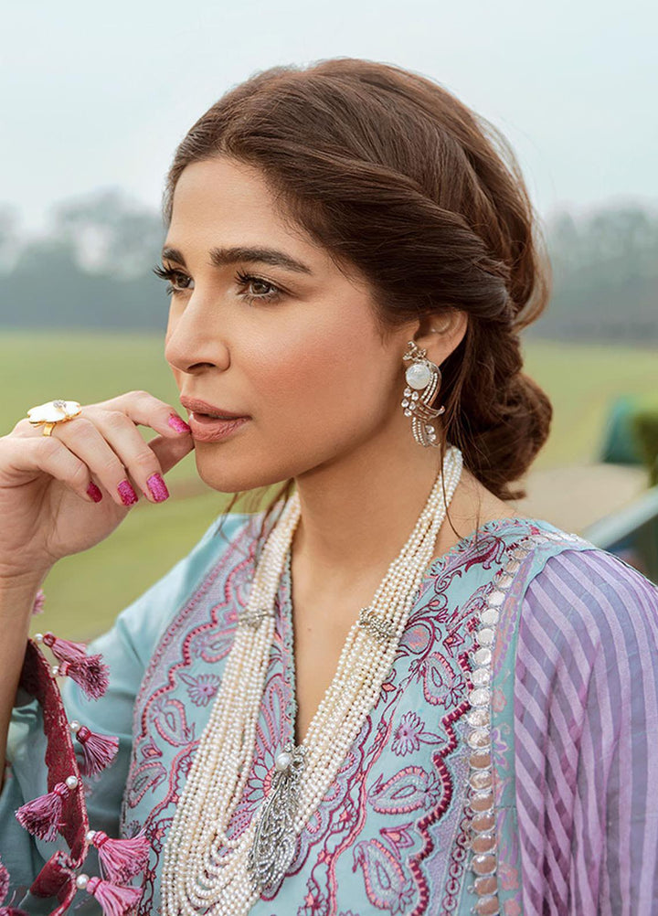 Saira Rizwan Embroidered Lawn Suits Unstitched 3 Piece SR21L 05 Virsa - Summer Collection