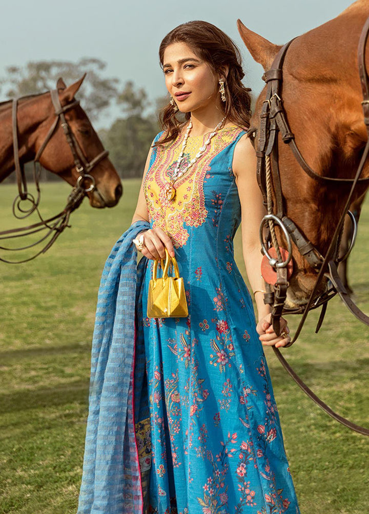 Saira Rizwan Embroidered Lawn Suits Unstitched 3 Piece SR21L 06 Gul Panrha - Summer Collection