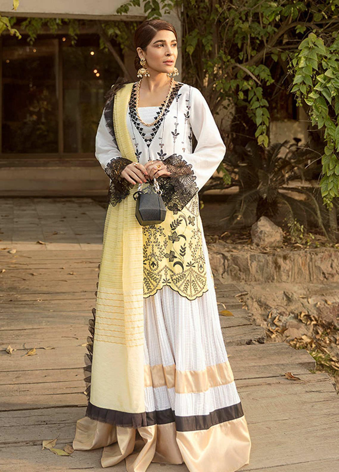 Saira Rizwan Embroidered Lawn Suits Unstitched 3 Piece SR21L 07 Gumaan - Summer Collection