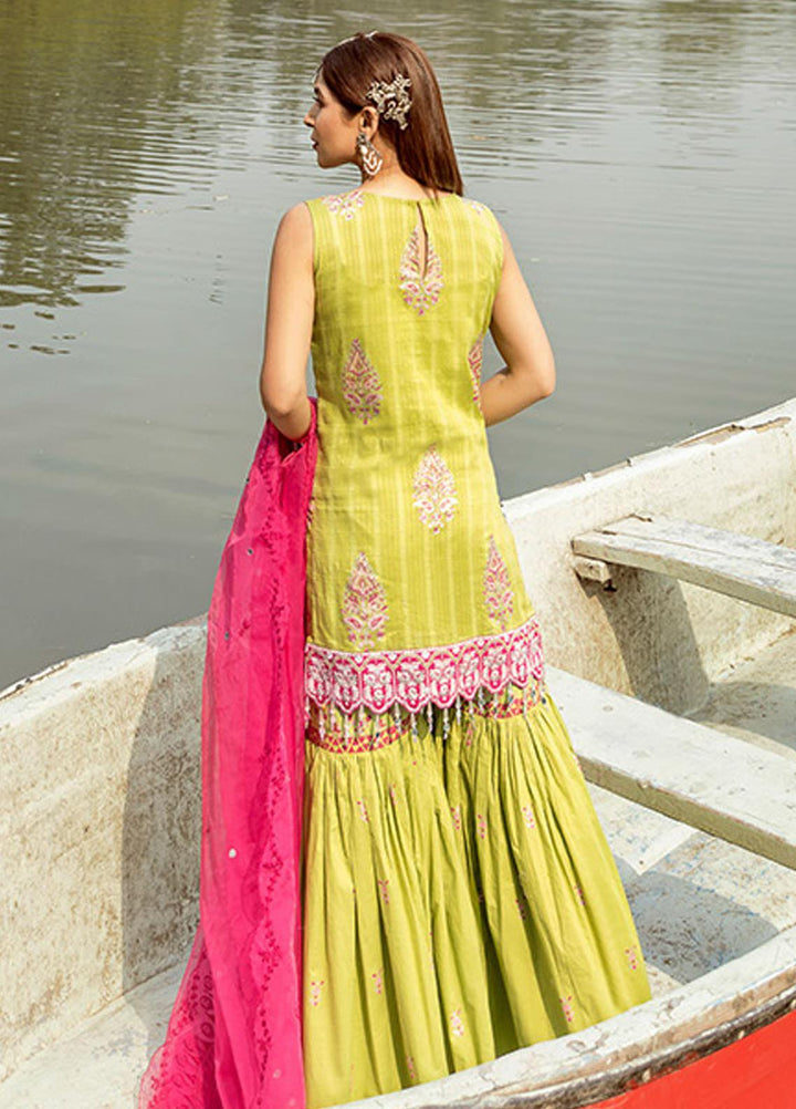 Saira Rizwan Embroidered Lawn Suits Unstitched 3 Piece SR21L 10 Nuray - Summer Collection