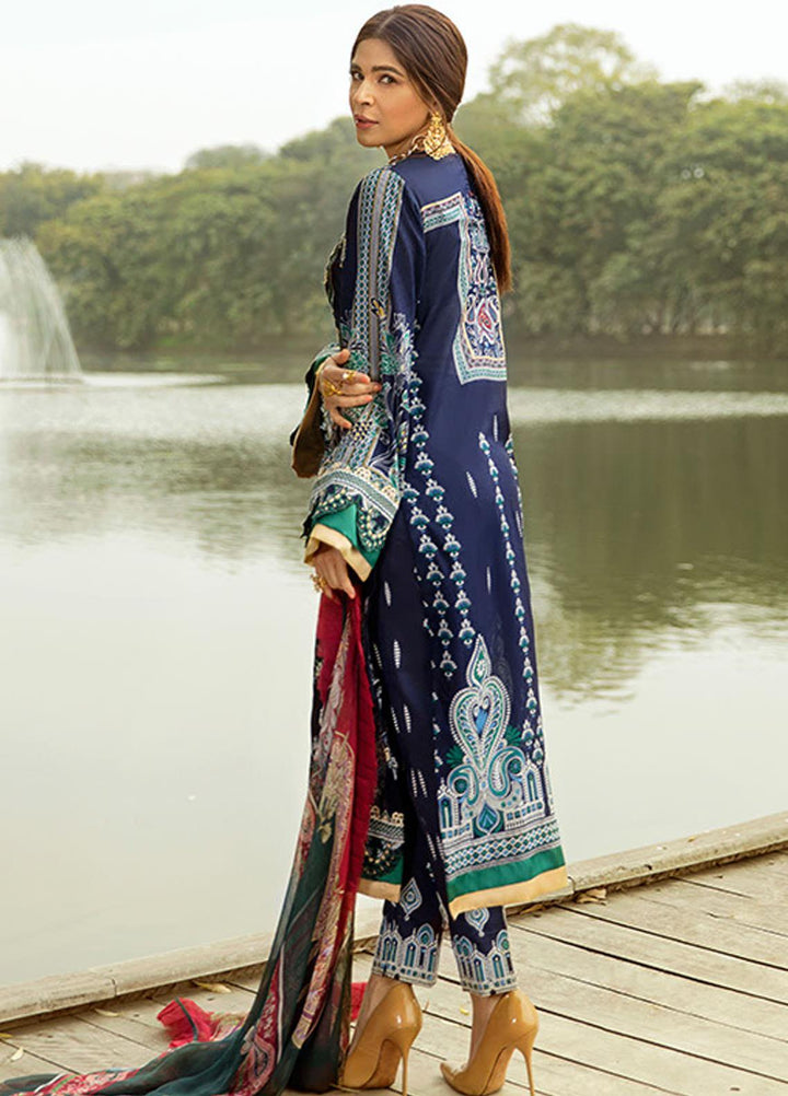 Saira Rizwan Embroidered Lawn Suits Unstitched 3 Piece SR21L 12 Fasana-e-Ishq - Summer Collection