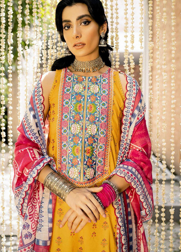 Saira Rizwan Embroidered Lawn Suits Unstitched 3 Piece SR21-E3 03 - Luxury Collection