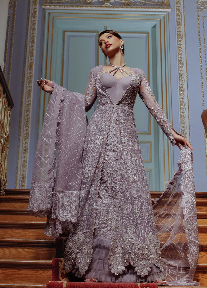 Saira Rizwan Pret Embroidered Net 4 Piece Suit SR-02 Mia